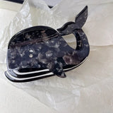 Marine Shark Hair Claw Acetate Claw Clip