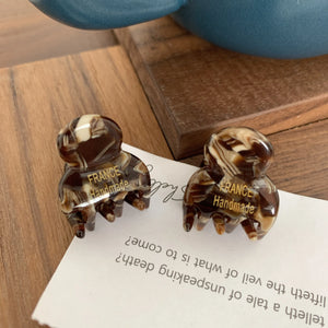 Mini Acetate Claw Clip for Women, Crab Hair Clip Hairpins, Hair Accessories