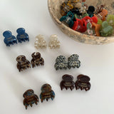 Mini Acetate Claw Clip for Women, Crab Hair Clip Hairpins, Hair Accessories