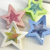 Muweordy Y2K Star Hair Clips Acetate Hair Claw Clips Korea Large Claw Clip