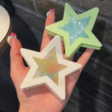 Muweordy Y2K Star Hair Clips Acetate Hair Claw Clips Korea Large Claw Clip