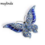 Muylinda Butterfly Brooch Crystal Pin Big Brooches For Women