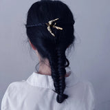 Vintage Enamel Birds Hair Clip Barrette for Women