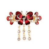 Muylinda Rhinestone Butterfly Hair Claw for Girls Party
