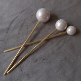 Shell Pearls Hair Sticks for Bride Wedding Hair