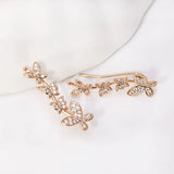 18k Butterfly Hook Earrings For Women AAA+ Zircon