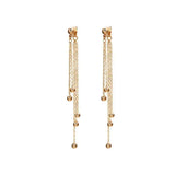 Christmas Sale: 40% Off Tassel Drop Earrings, 18k Gold