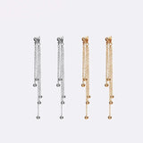 Christmas Sale: 40% Off Tassel Drop Earrings, 18k Gold