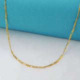 24 in Slim Chain Necklace 24k Pure Hot Buy Lead Nickel
