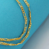 24 in Slim Chain Necklace 24k Pure Hot Buy Lead Nickel