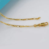 24 in Slim Chain Necklace 24k Pure Hot Buy Lead Nickel