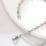 Multicolor Zircon Bracelets Women Jewelry AAA+ Plated