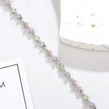 Multicolor Zircon Bracelets Women Jewelry AAA+ Plated