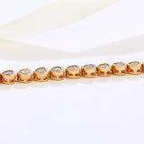 AAA+ Zircon Hearts Bracelets 18k Plated for Women