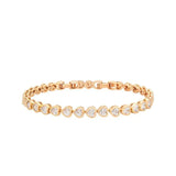 AAA+ Zircon Hearts Bracelets 18k Plated for Women