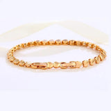 AAA+ Zircon Hearts Bracelets 18k Plated for Women