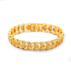 Hearts Chain Bracelet For Women 24K Pure Plated Cassical Designs