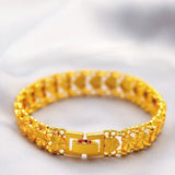 Hearts Chain Bracelet For Women 24K Pure Plated Cassical Designs