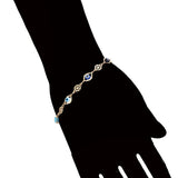 Evil Eye Bracelet For Women 18 Plated Jewelry Lead and Nickel