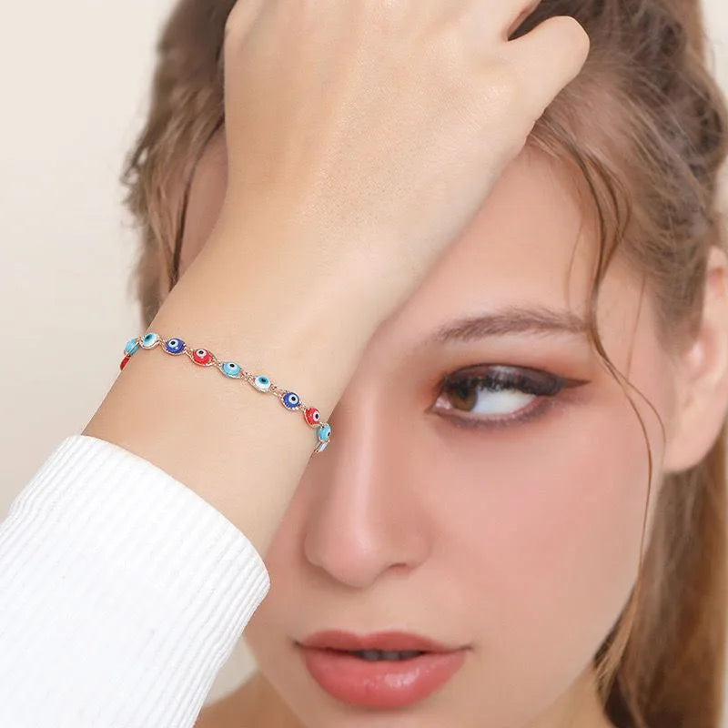 Evil Eye Bracelet For Women 18 Plated Jewelry Lead and Nickel