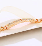 Zircon Bracelets Plated for Men Women