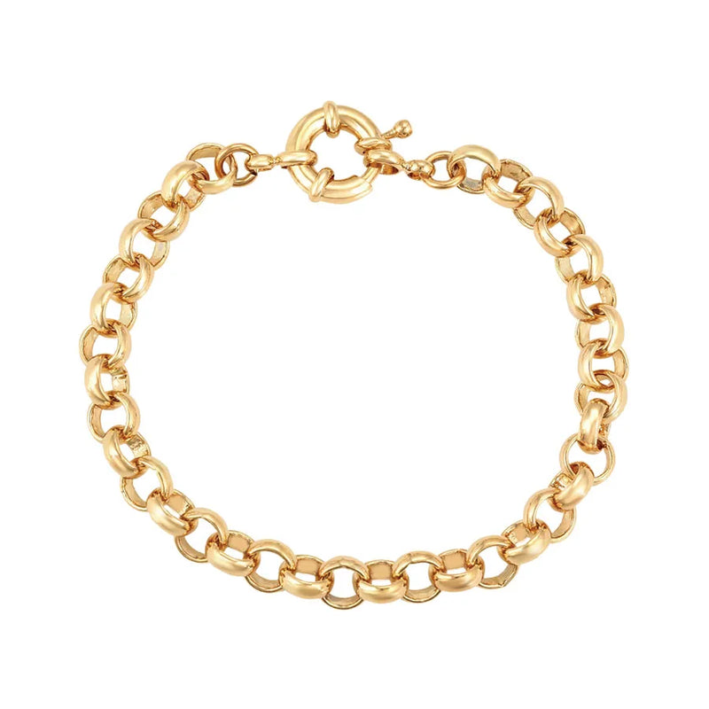 Men's Chain Bracelet 18K Plated AAA+ Gift for Boy
