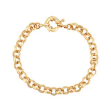 Men's Chain Bracelet 18K Plated AAA+ Gift for Boy
