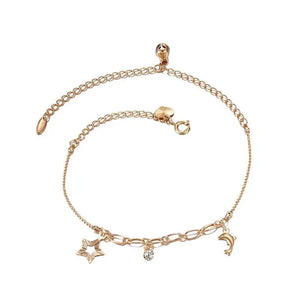 Butterfly Charm Summer Anklet Bracelets For Women 18k