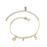 Butterfly Charm Summer Anklet Bracelets For Women 18k