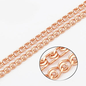 Men's 20 inch Rose Gold 585 Chain Necklace