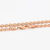 Men's 20 inch Rose Gold 585 Chain Necklace