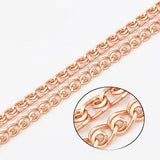 Men's 20 inch Rose Gold 585 Chain Necklace