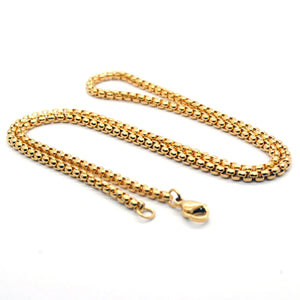 Titanium Steel Chain Necklaces for Men No Fade