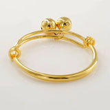 Baby Smooth Bangles with 2 Bell Jewelry Boys and Girls