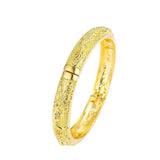 Pure 24k Classic Style Bridal Jewelry Loong Phoenix Bangles Bracelets