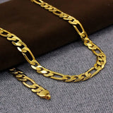 Yellow Plated NK1:3 Chain Necklace Lead/Nickel Free