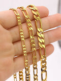 Yellow Plated NK1:3 Chain Necklace Lead/Nickel Free
