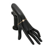 Lovely Flowers Zircon Bangle Bracelet for Young Women 18k High