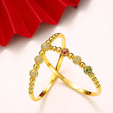 Multicolor Crystals Ball Bangle Bracelets for Women 18.5 cm XP