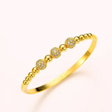 Multicolor Crystals Ball Bangle Bracelets for Women 18.5 cm XP