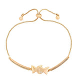 Zircon Butterfly Bracelet Stretch Plated Jewelry