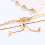 Zircon Butterfly Bracelet Stretch Plated Jewelry