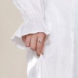 18K Plated Zircon Rose Red Rings For Women - Upmarket Micro CZ Jewelry
