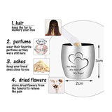 Dad Hero Angel Cremation Keepsake Urns Stainless Steel Ashes Mini Memorial Urn