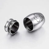 Dad Hero Angel Cremation Keepsake Urns Stainless Steel Ashes Mini Memorial Urn