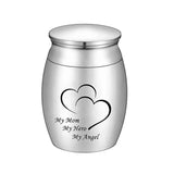 Dad Hero Angel Cremation Keepsake Urns Stainless Steel Ashes Mini Memorial Urn