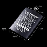 Stainless Steel Hip Flask Liquor Whisky Vodka Alcohol Drinkware
