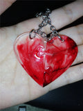 Creative Punk Necklace - My Heart is Bleeding - Pieces of Love