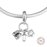 925 Silver Baby Dangle Charms for Bracelets - DIY Jewelry Gift