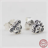 925 Silver Queen Law Headdress Earrings for Women